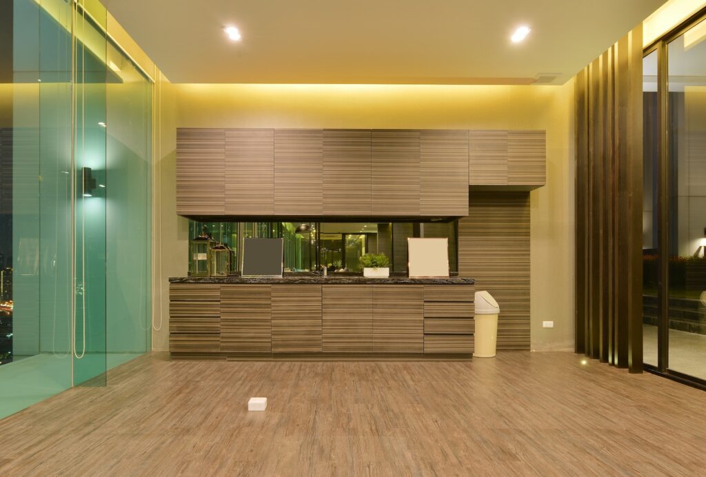 luxury modern empty room interior design decoration