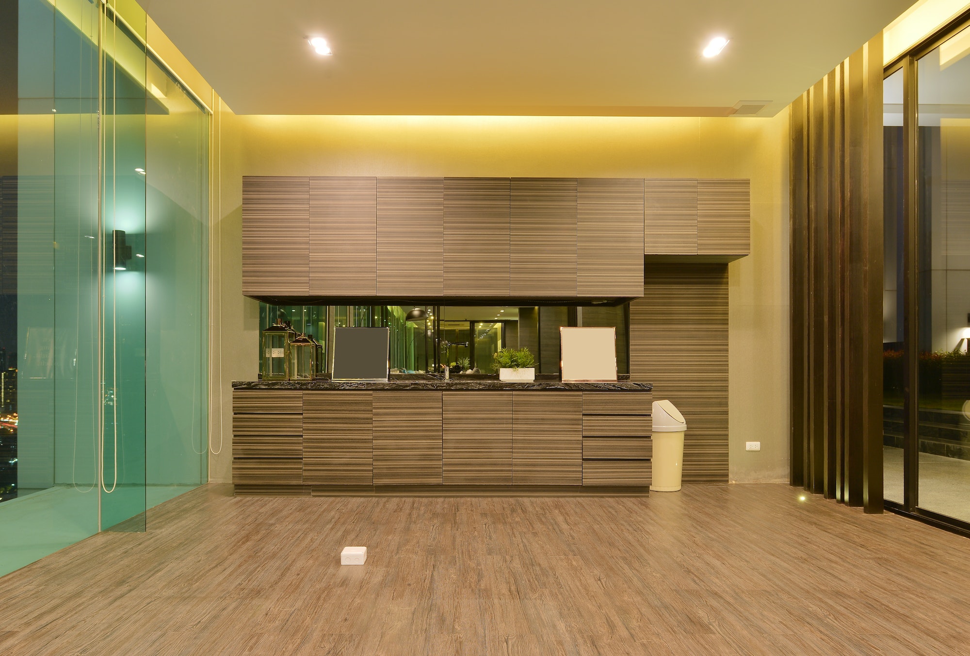 luxury modern empty room interior design decoration